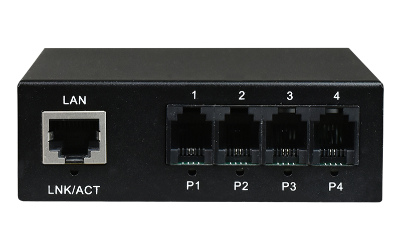 飛暢科技-4路電話（RJ11）+1路千兆以太網(wǎng) 電話光端機
