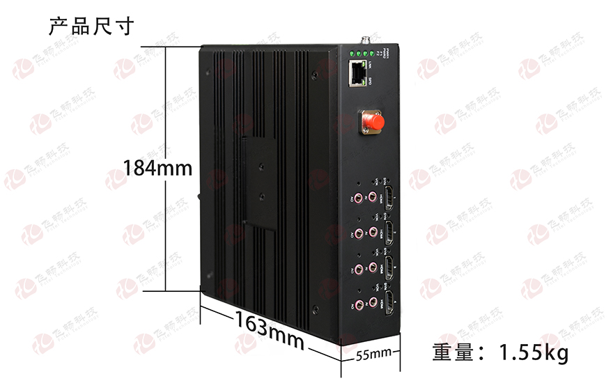 飛暢科技-(2路雙向2K hdmi) 或(3路正向+1路反向2K hdmi) +1路千兆以太網(wǎng)+1路USB光端機(jī)